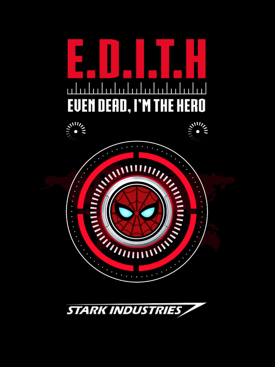 Hello Edith - Mens T-Shirt Black Medium