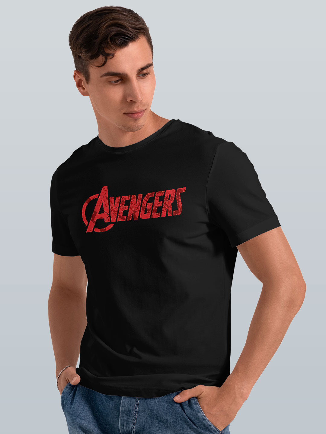 Avengers Reveal - Mens T-Shirt Black Small