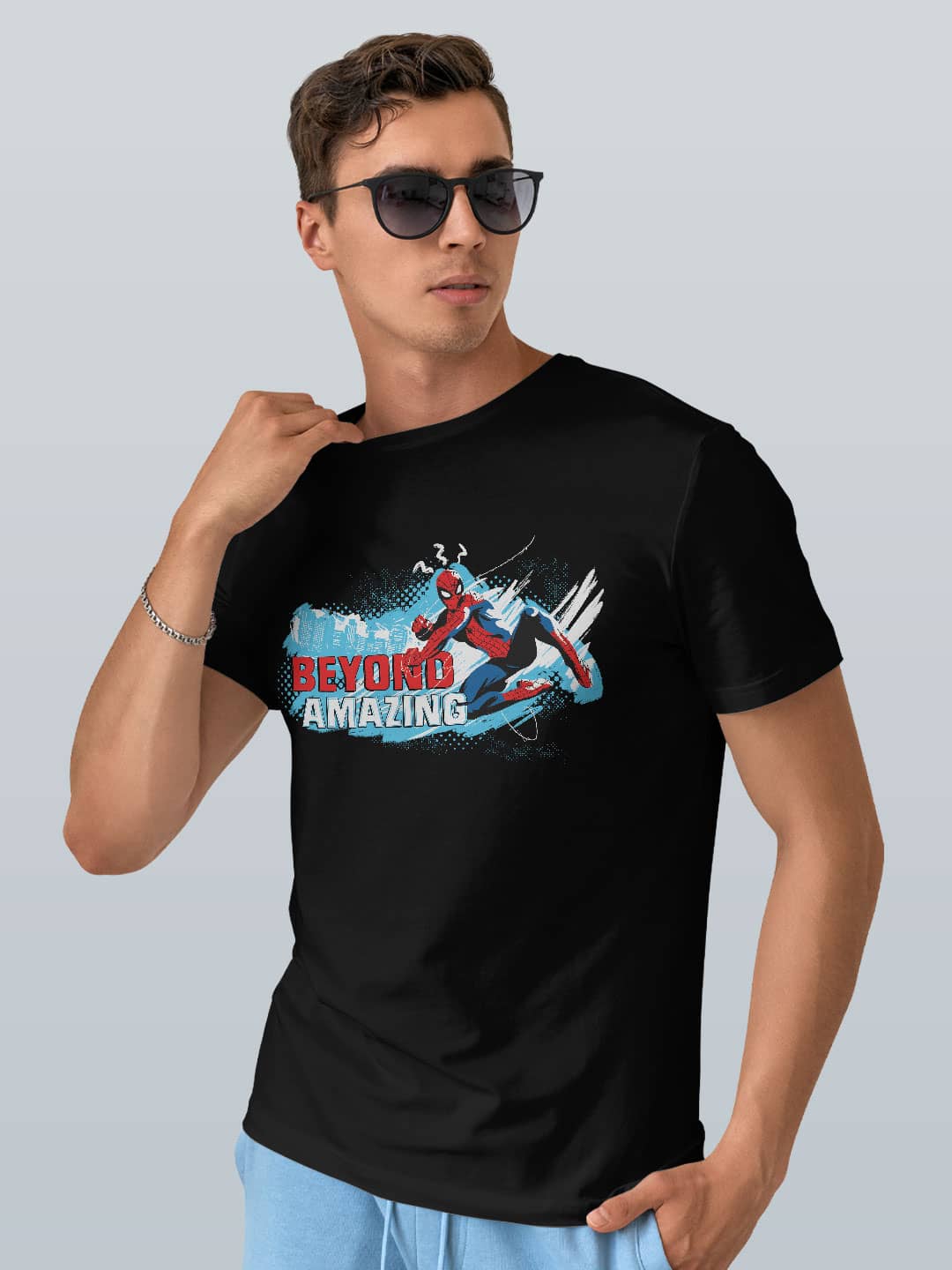 Beyond Amazing Spider Man - Mens T-Shirt Black Medium