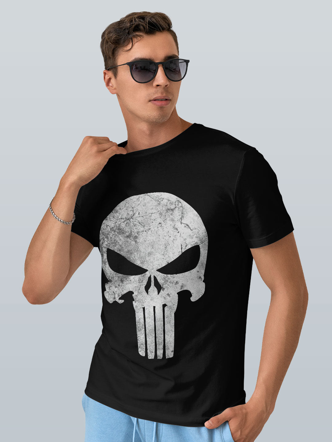 Punisher Symbol - Mens T-Shirt Black Small