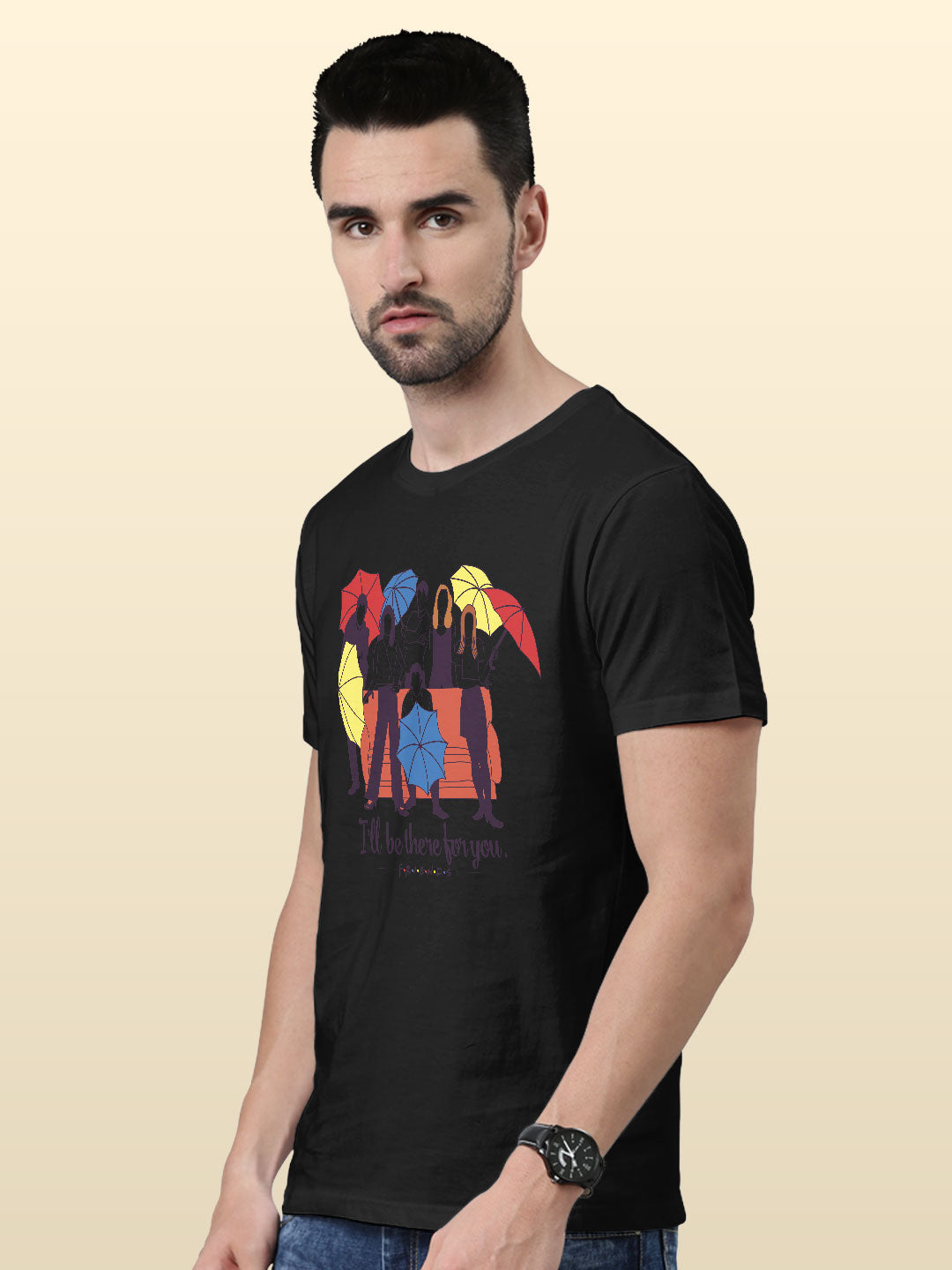 illbethereforyou-menst-shirt-black-xxl