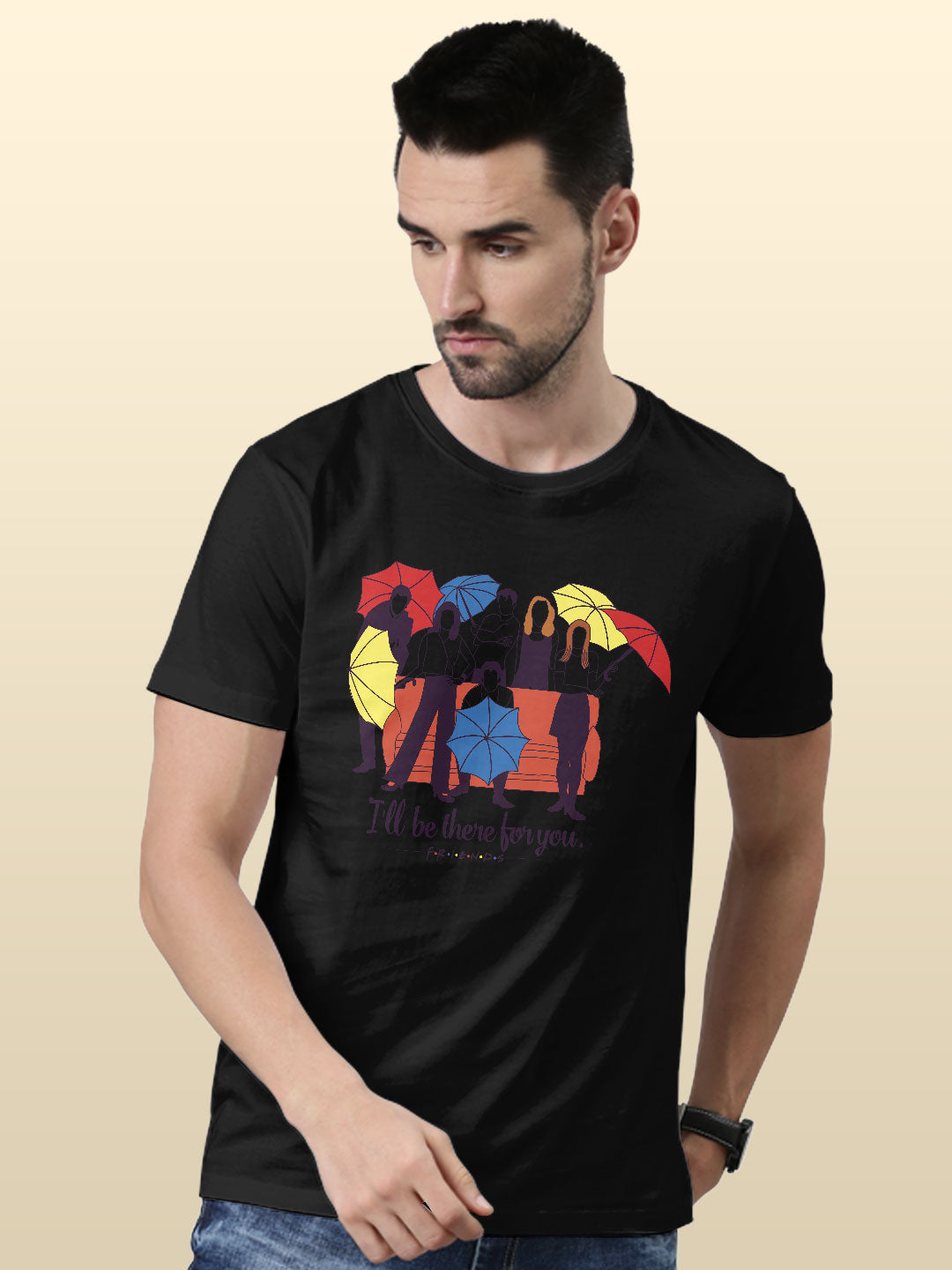 Ill be there for you - Mens T-Shirt Black XXL