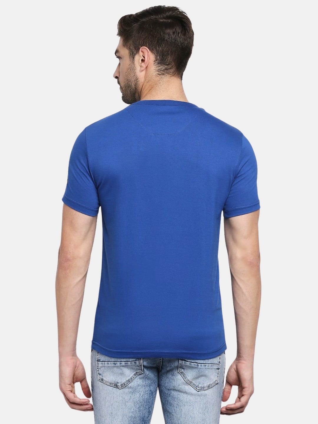 Rajasthan Royals Play Royal - Mens T-Shirt Blue Medium