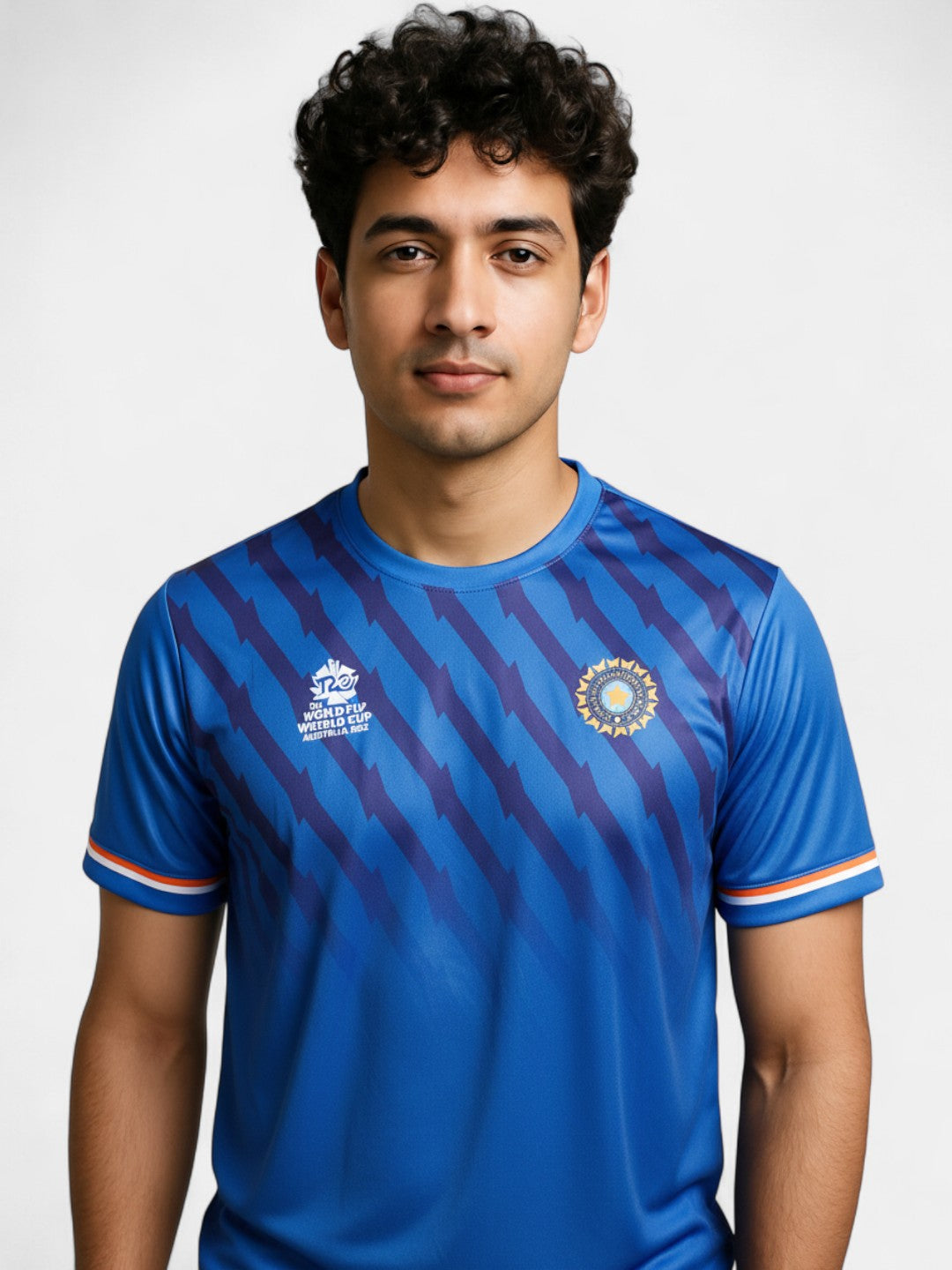 Stripped up - Mens T-Shirt Blue XXL