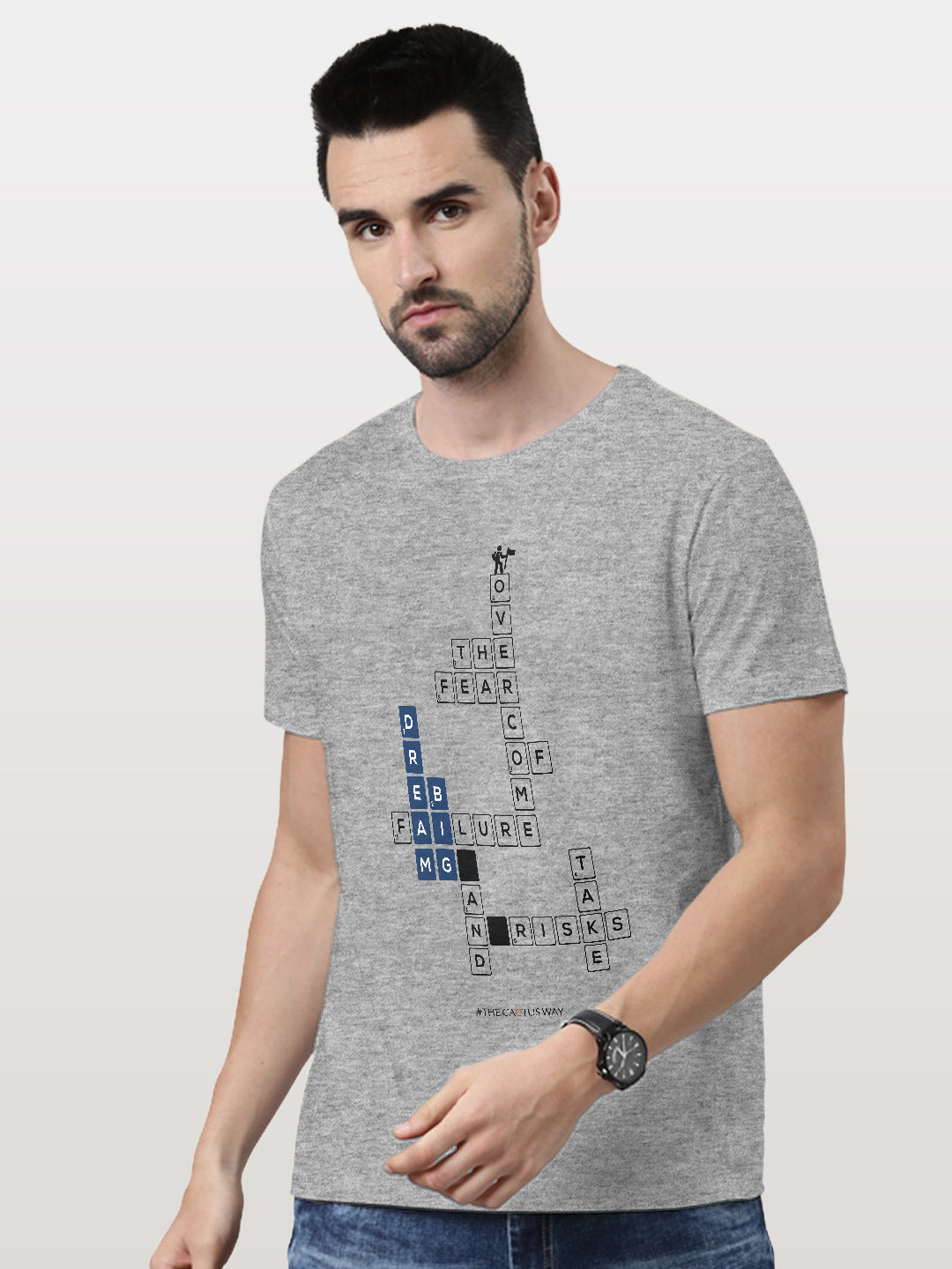 dreambigandtakerisks Grey Melange image 1