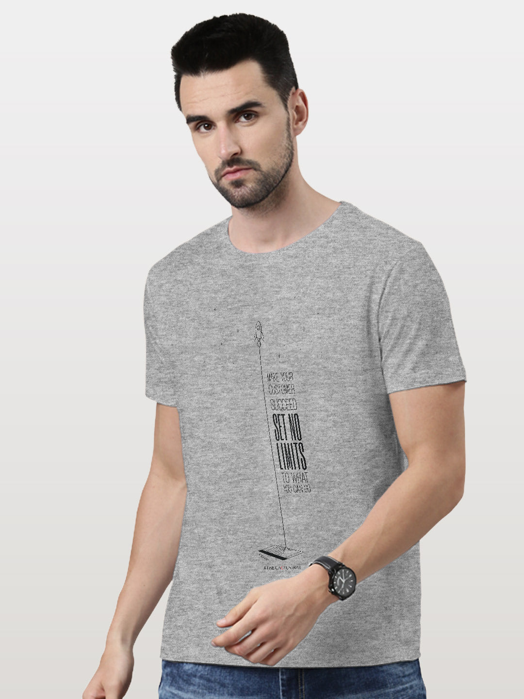 makeyourcustomersucceed Grey Melange image 1