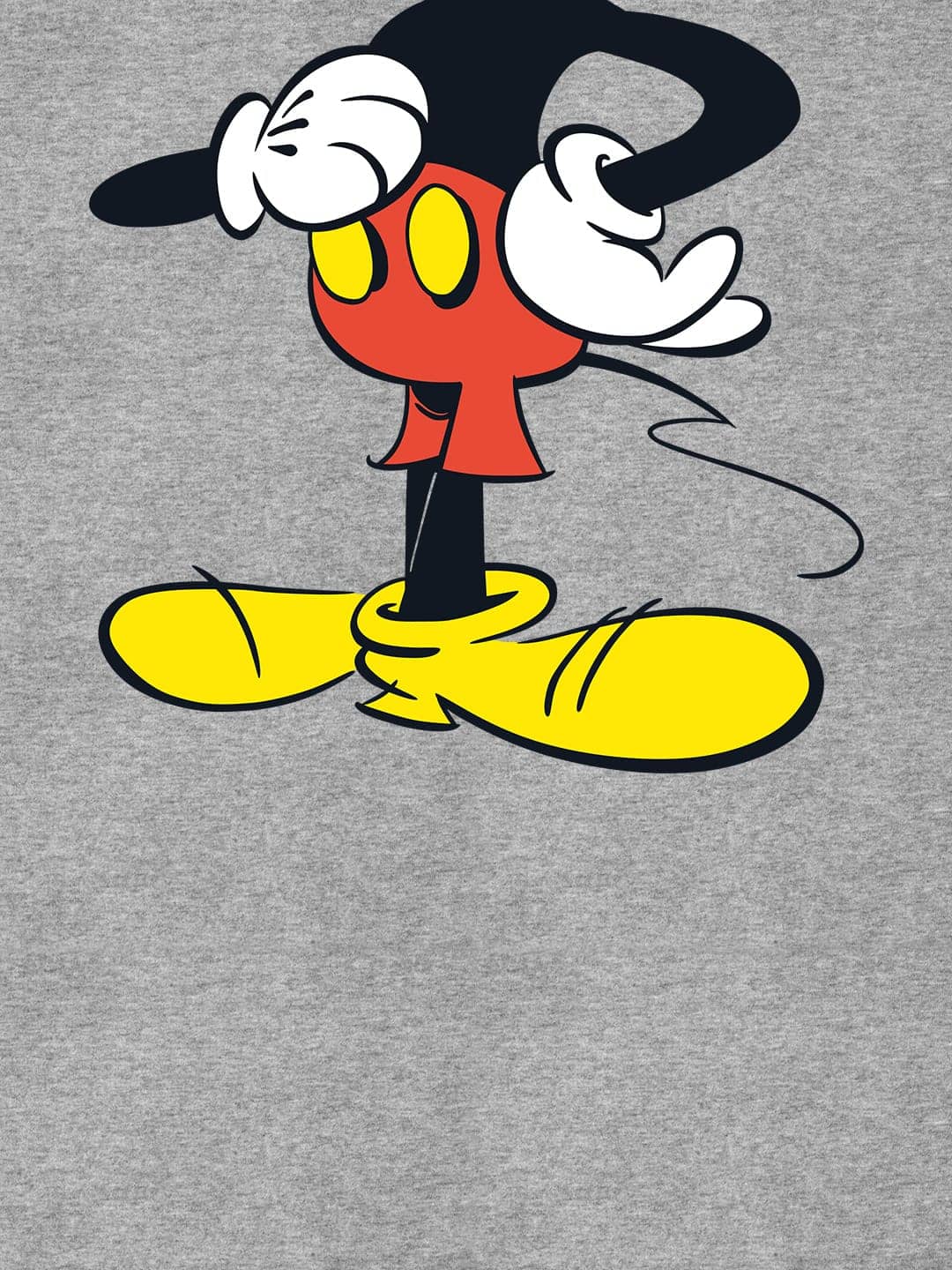 Mickey Body - Mens T-Shirt Grey Melange Medium