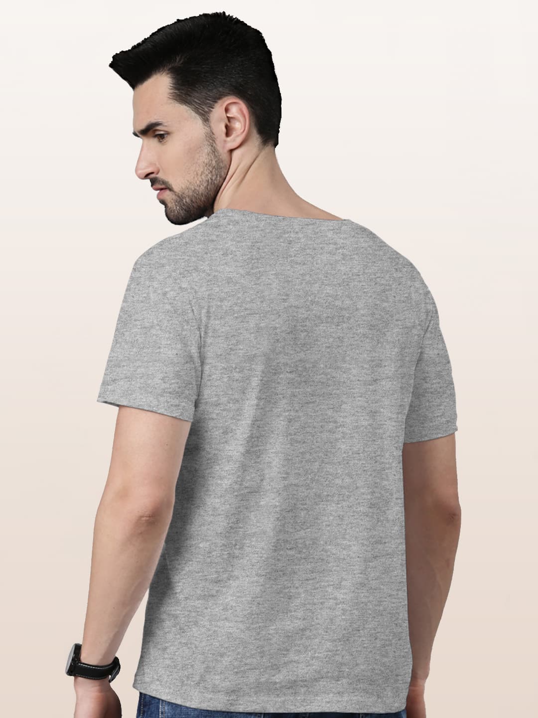 Mickey Body - Mens T-Shirt Grey Melange Medium