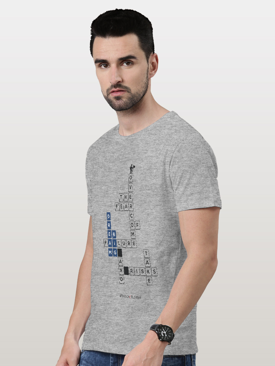 dreambigandtakerisks Grey Melange image 4