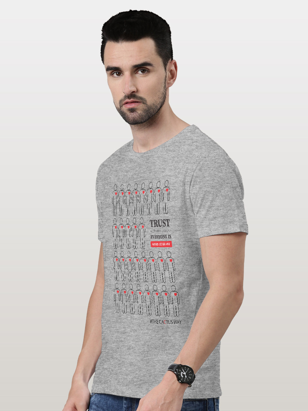 Trust with simple belief - Mens T-Shirts