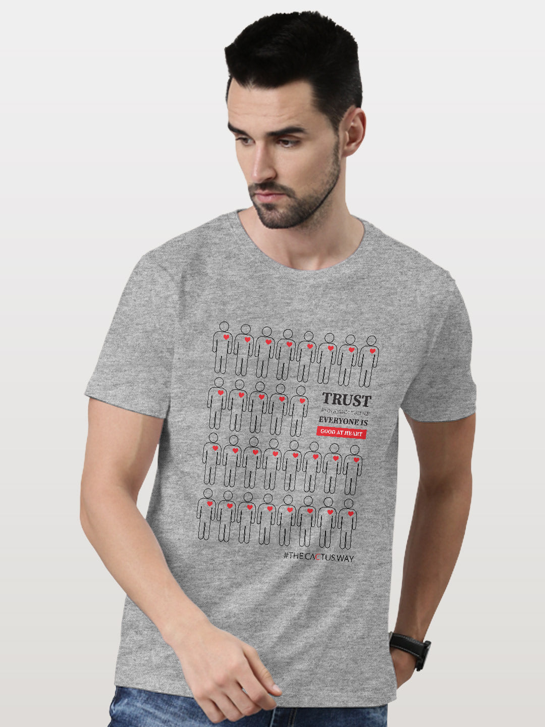 Trust with simple belief - Mens T-Shirts