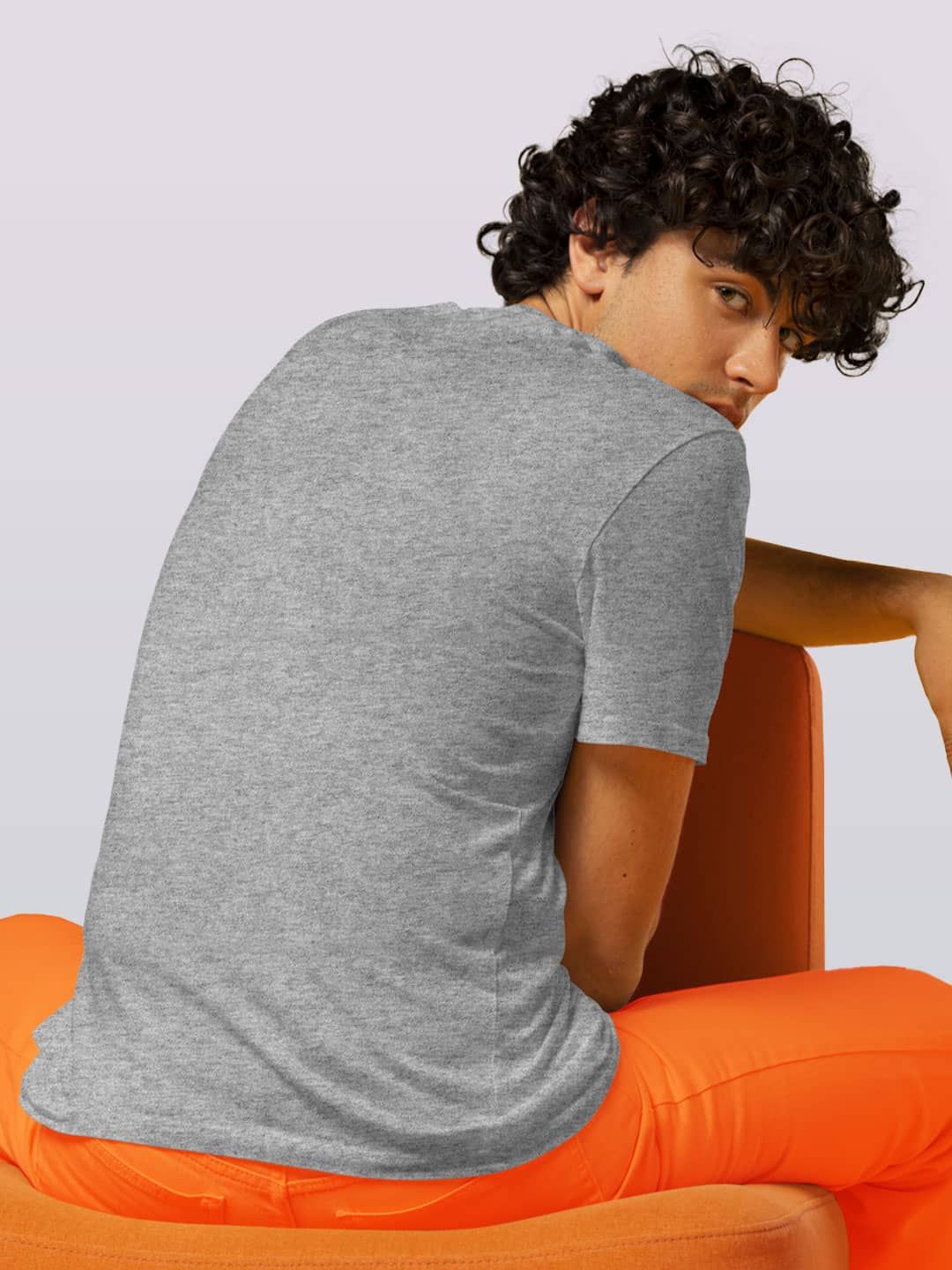 Love and Thunder - Mens T-Shirt - Regular Fit - Grey Melange - XL