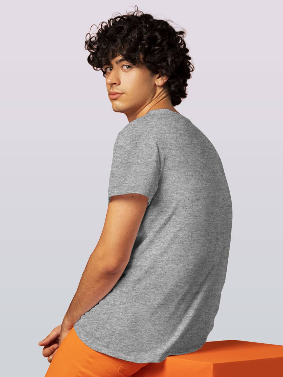 Love and Thunder - Mens T-Shirt - Regular Fit - Grey Melange - XL