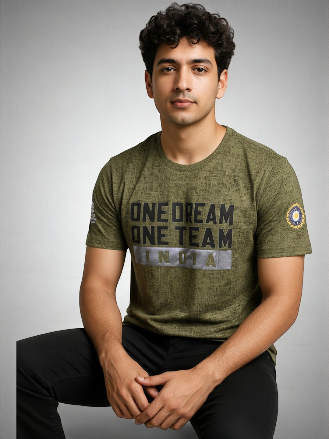 One Dream One Team - Mens T-Shirt Green Medium