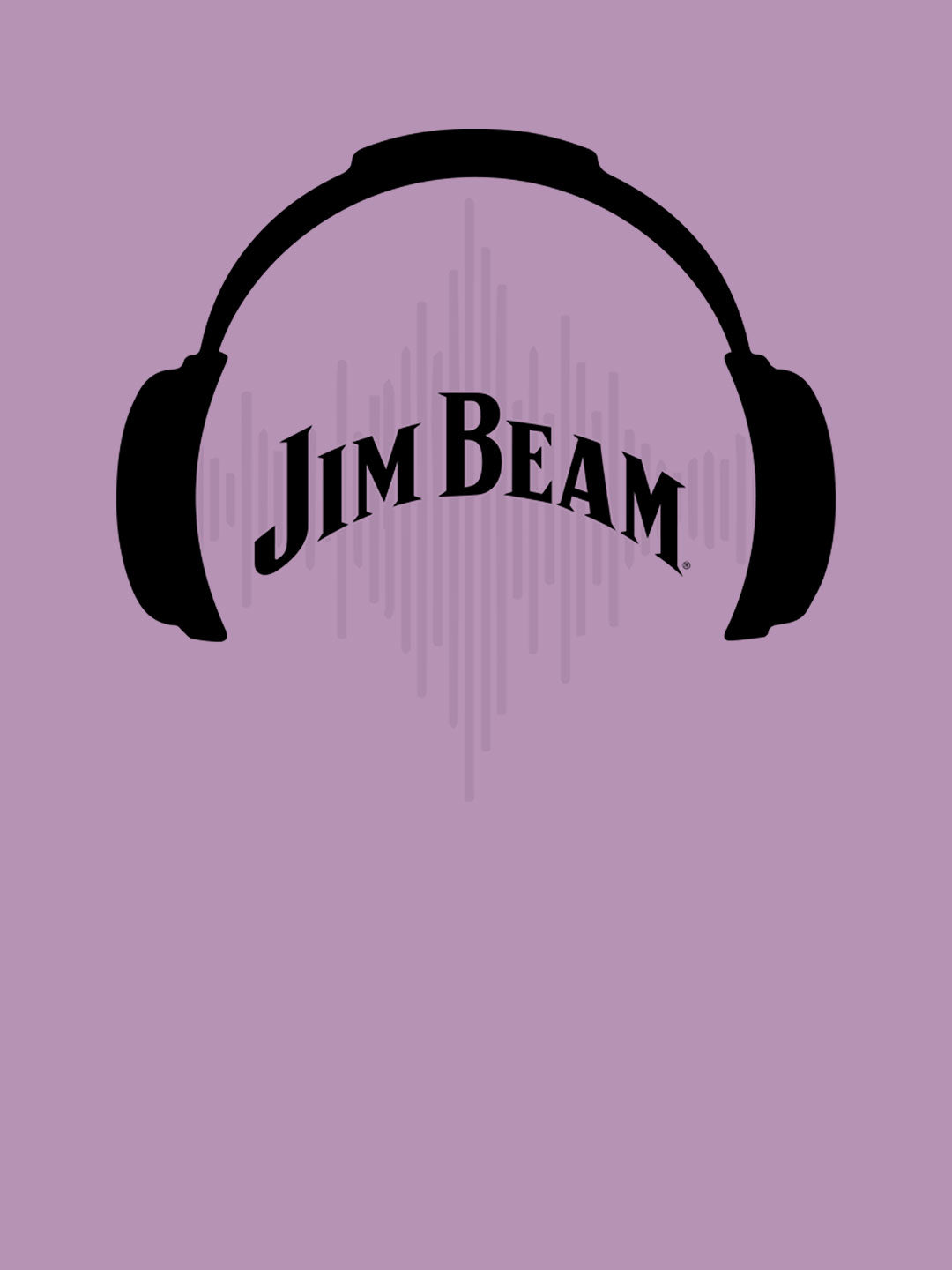 Jim Beam Solid Sound - Mens T-Shirt Lavender XXL
