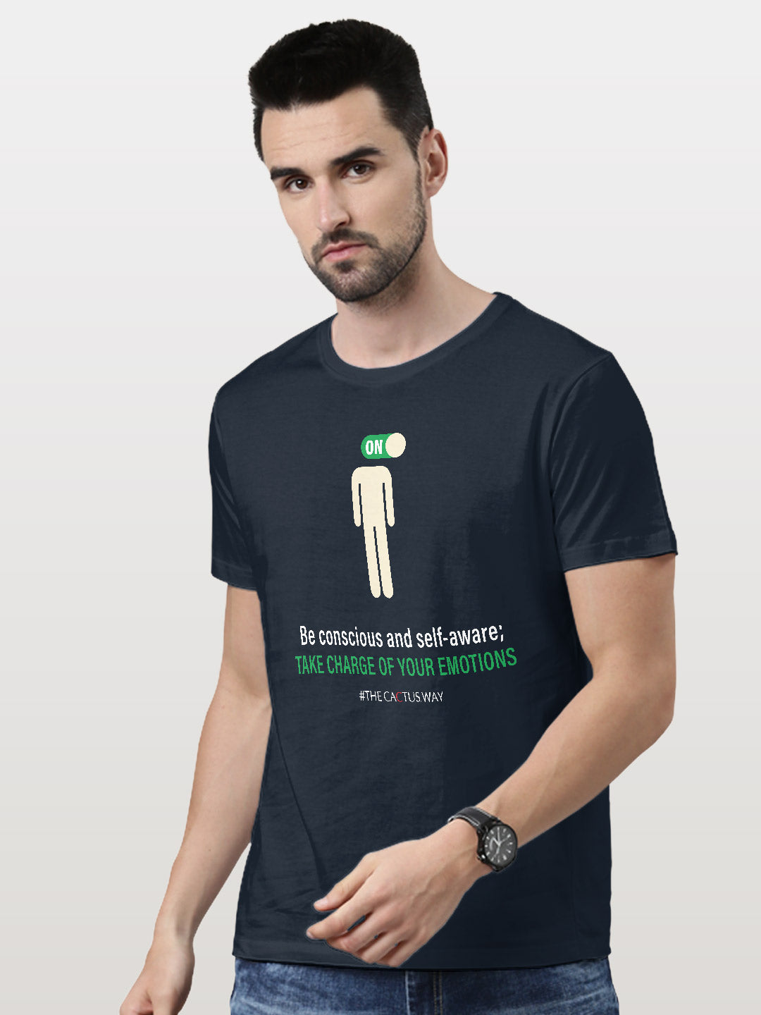 beconciousandselfaware Navy Blue image 1