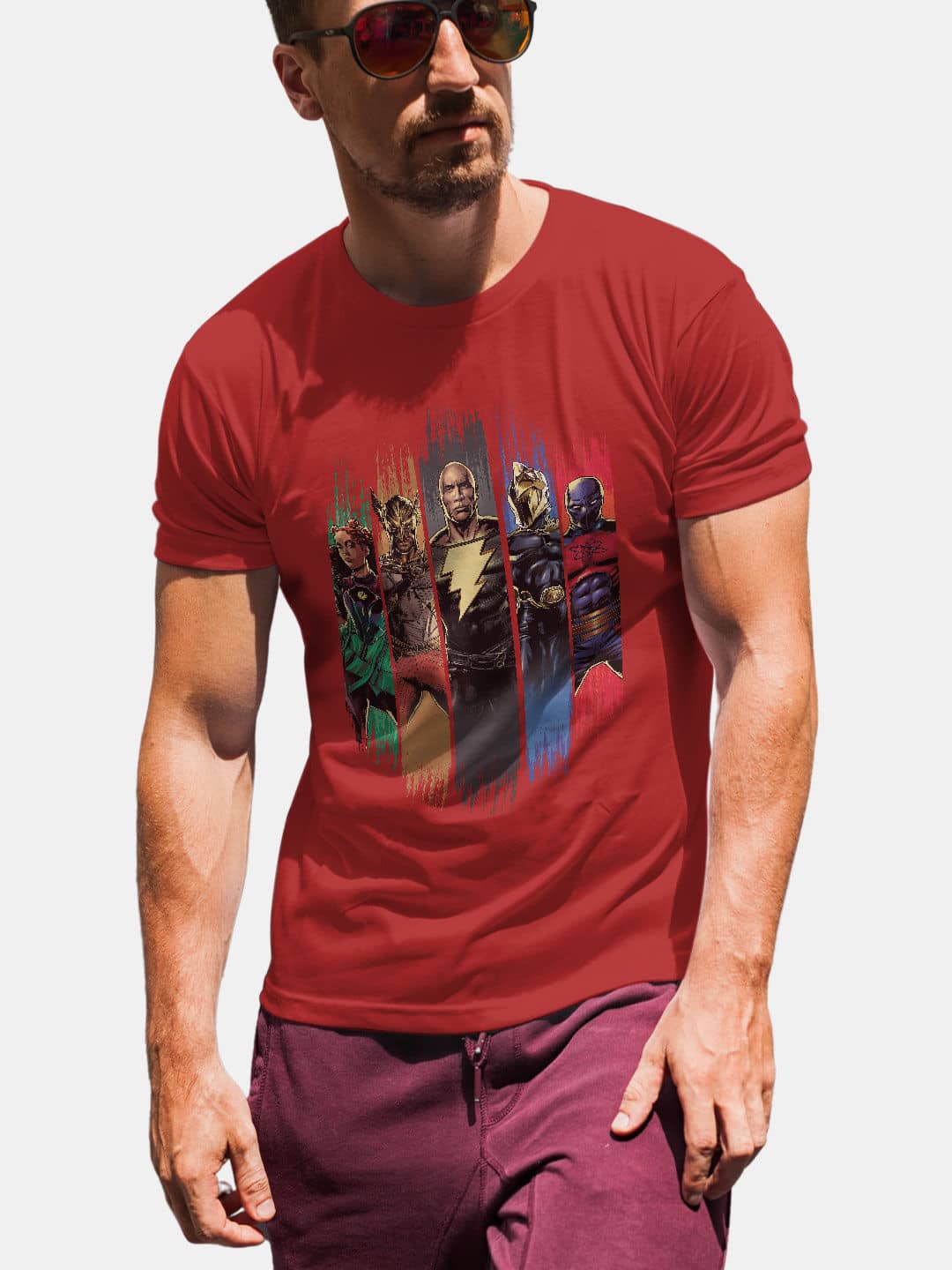 Black Gang - Mens T-Shirt Red Small