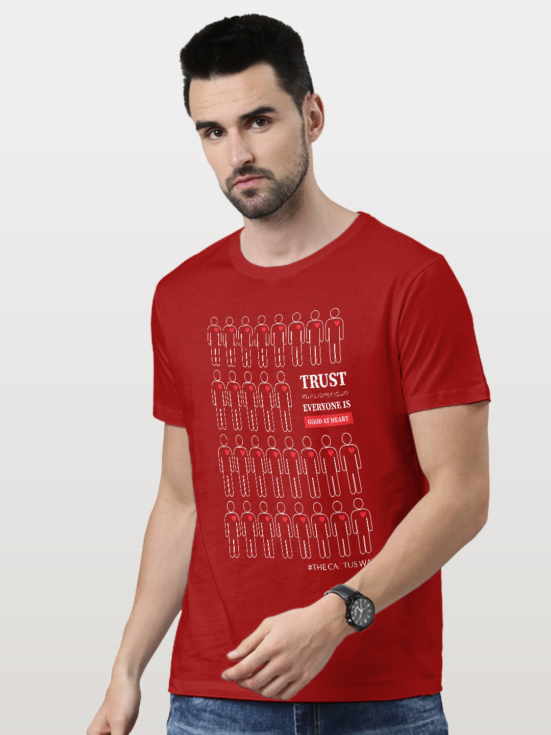Trust with simple belief - Mens T-Shirts