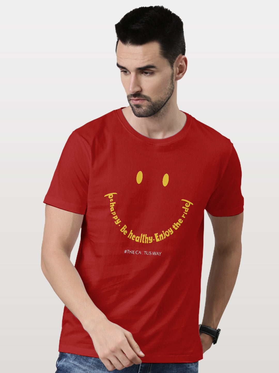 Be happy be healthy - Mens T-Shirts