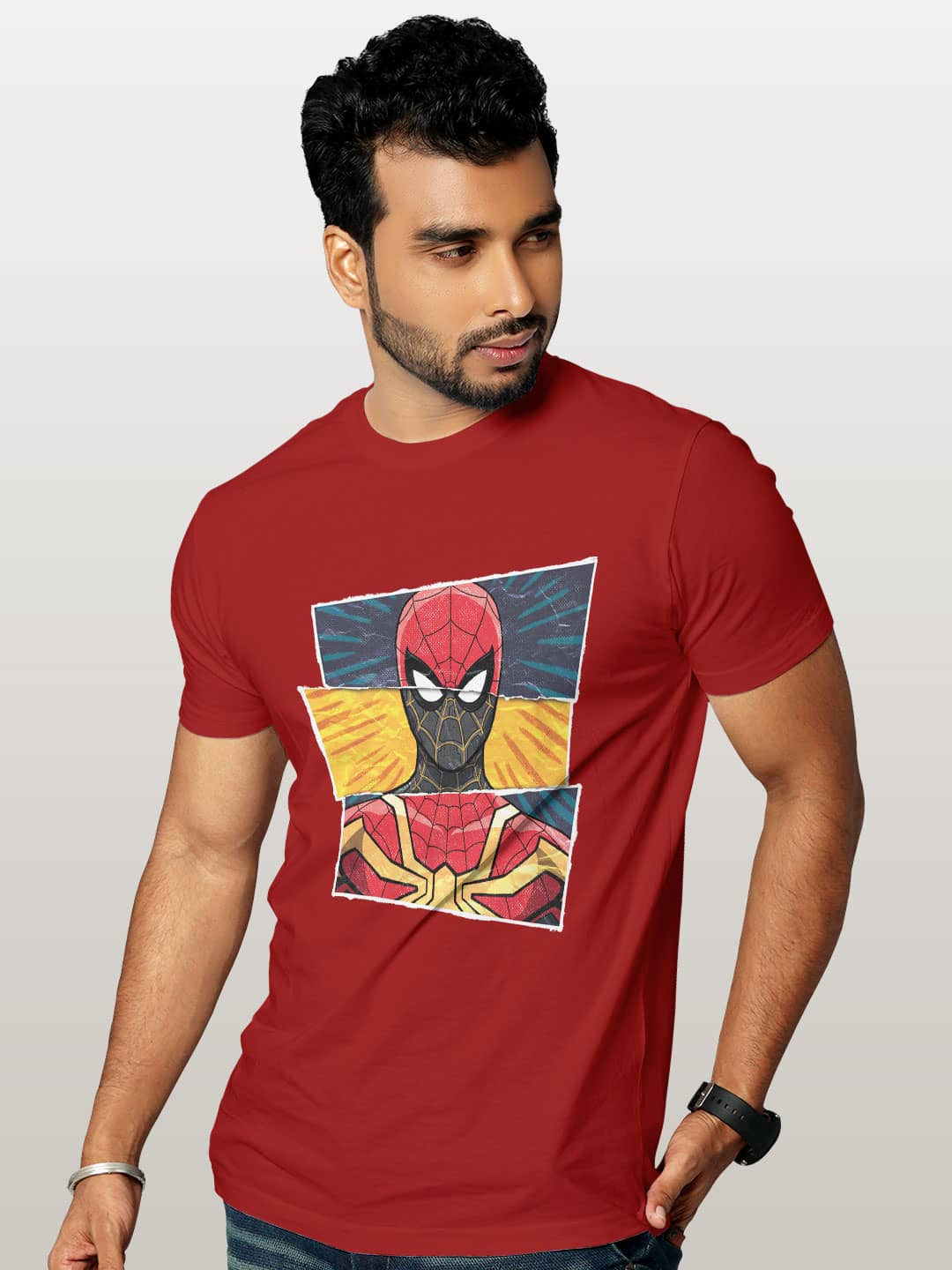 spidermanengage-menst-shirt-red-medium