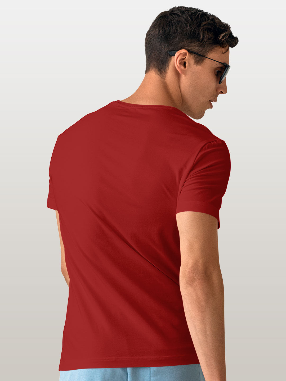 Mickey Brings Trouble - Mens T-Shirt Red Small