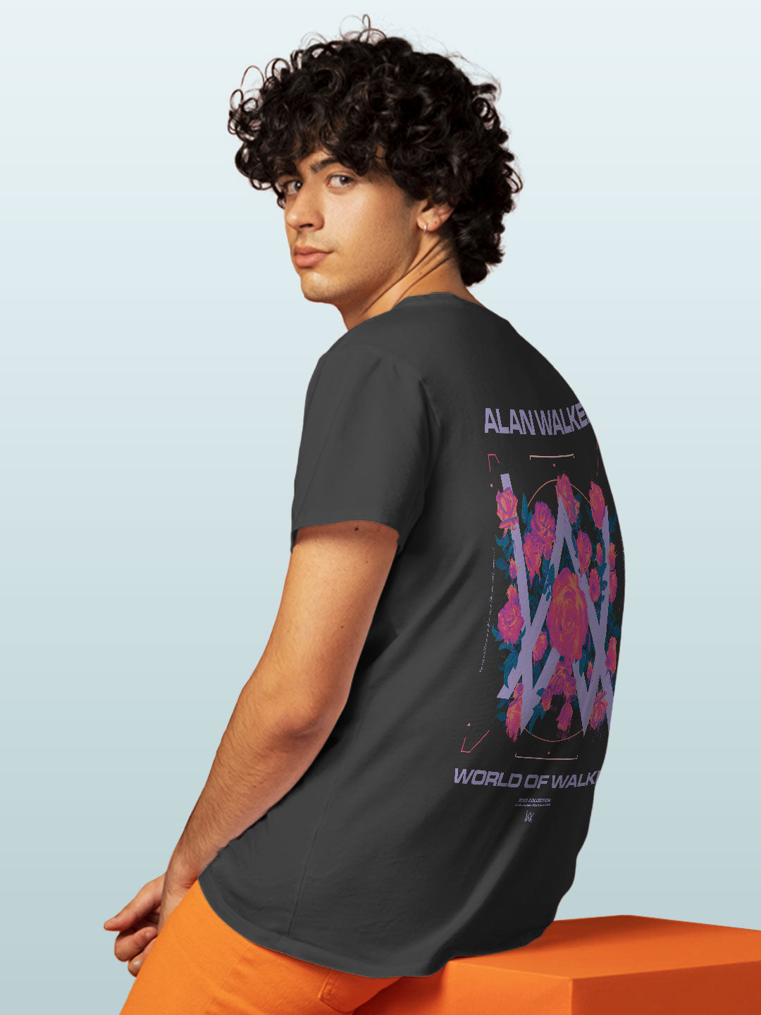 alanwalkermeltingrose-menst-shirt-steelgrey-small