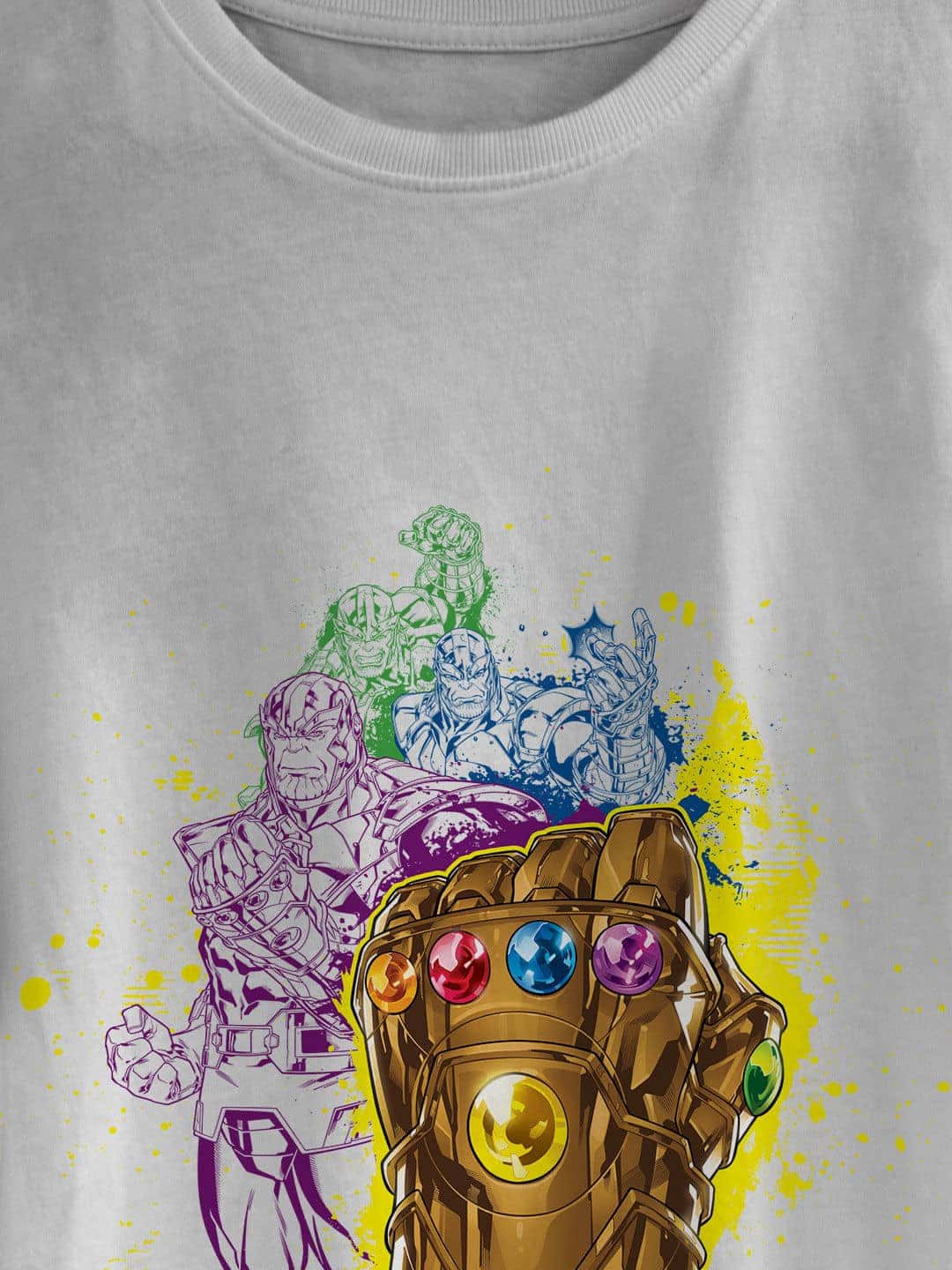 CMYK Thanos - Mens T-Shirt White Medium