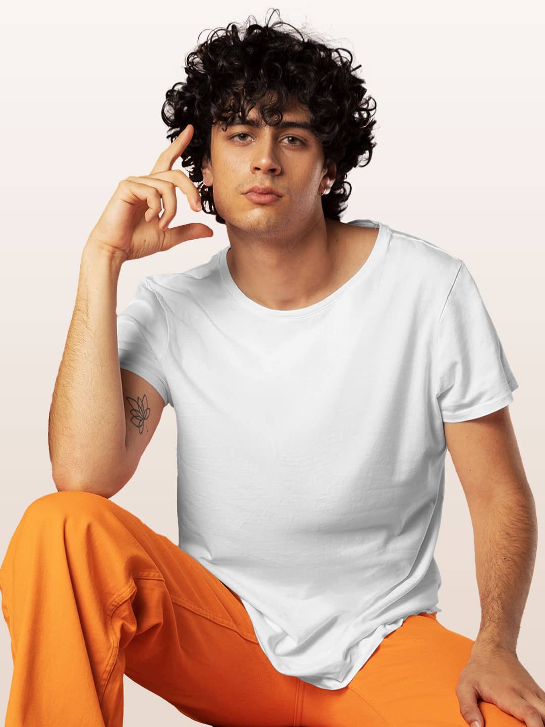 Basics - Mens T-Shirt White XL