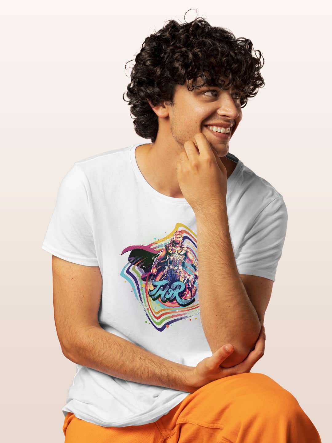 Bifrost Thor - Mens T-Shirt White Medium