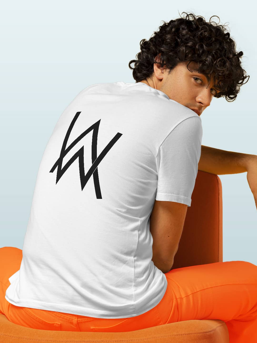 Alan Walker Core Logo - Mens T-Shirt - Regular Fit - White - Medium