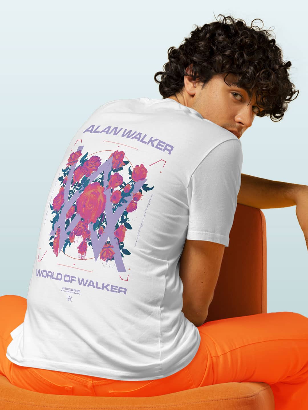 alanwalkermeltingrose-menst-shirt-white-xl