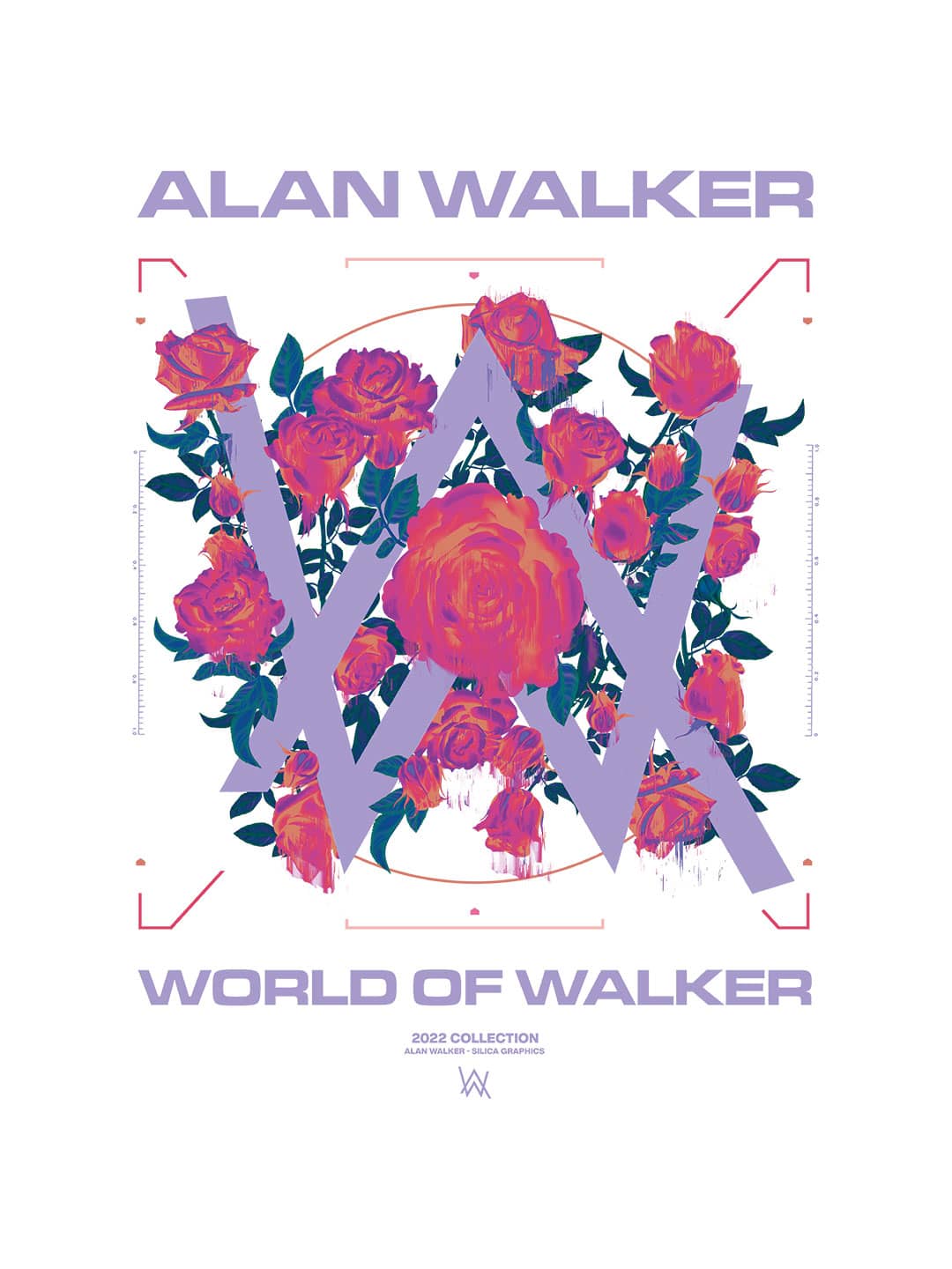 Alan Walker Melting Rose - Mens T-Shirt White Medium
