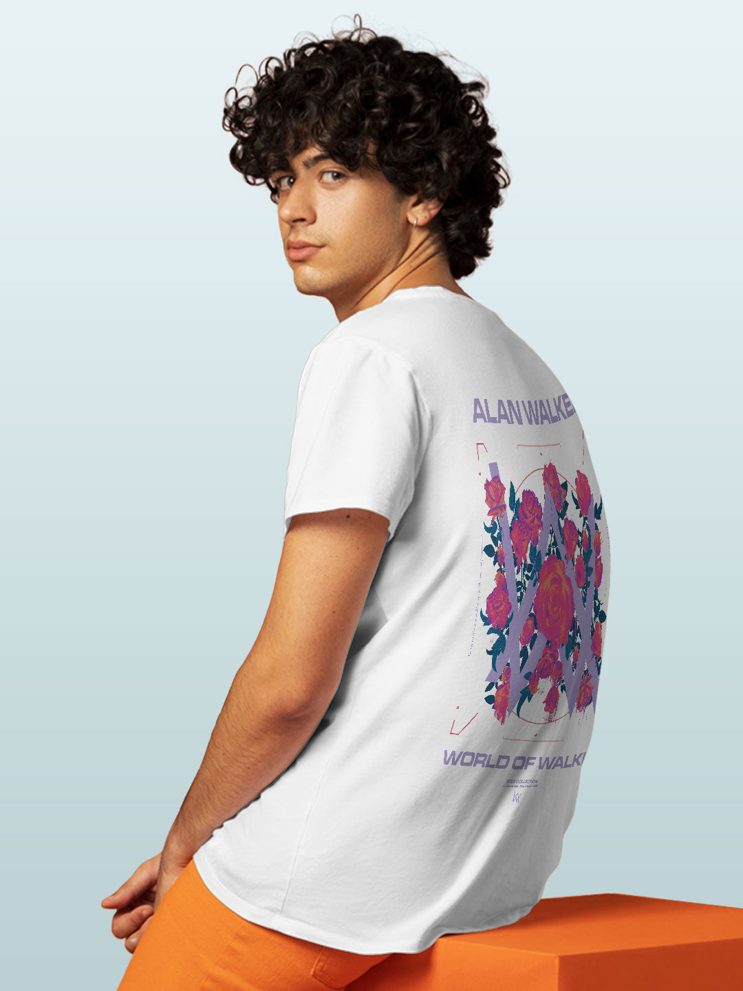 Alan Walker Melting Rose - Mens T-Shirt White Medium