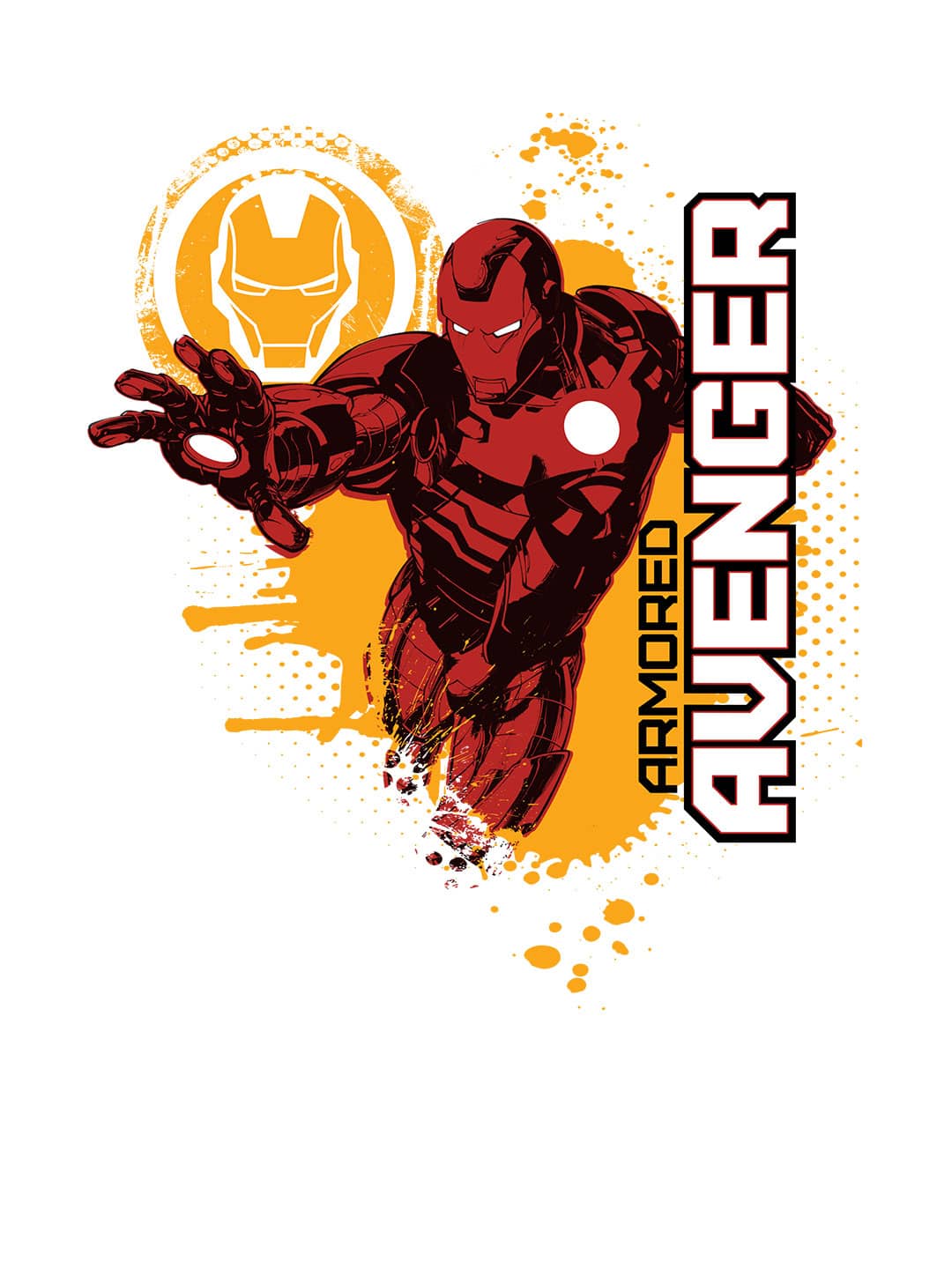 Armored Avenger - Mens T-Shirt White Medium