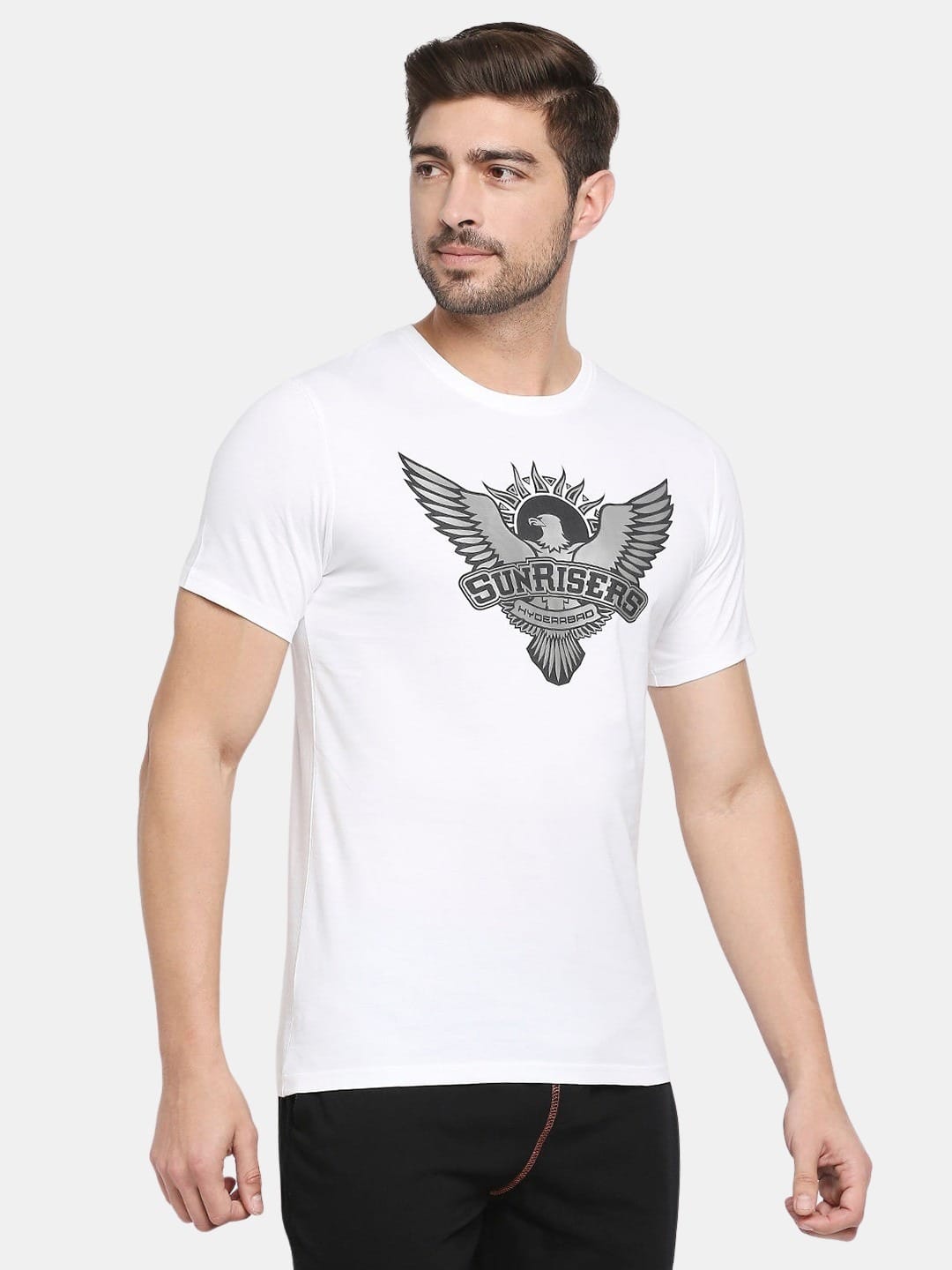 Sunrisers Hyderabad Crest - Mens T-Shirt White XL