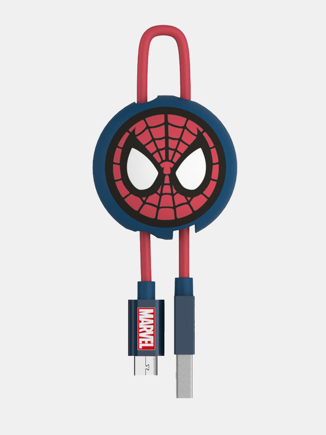 The Amazing Spider Man - Micro USB Cable Keyring Red