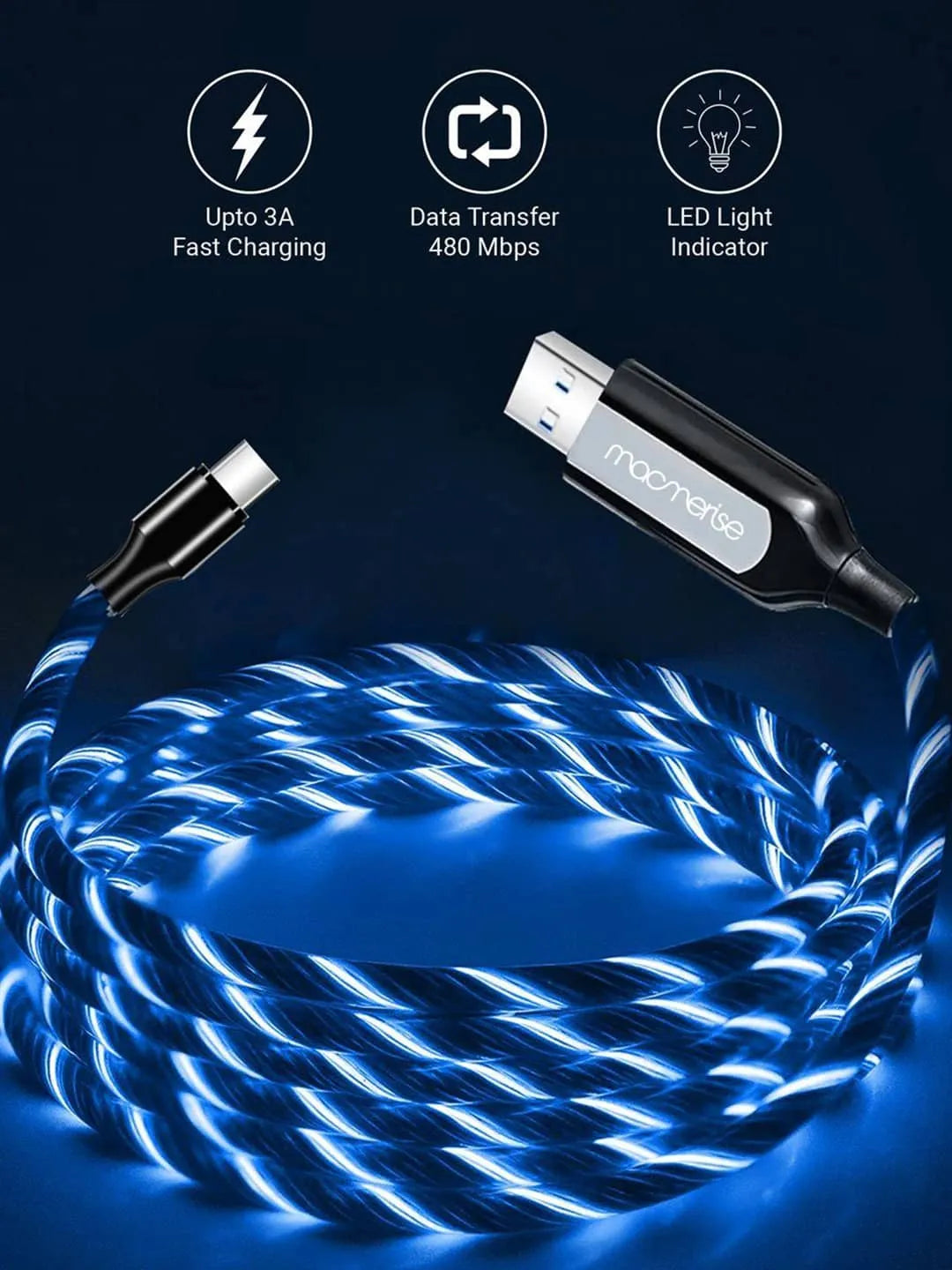 LED Flow - Charging Cable - Type C