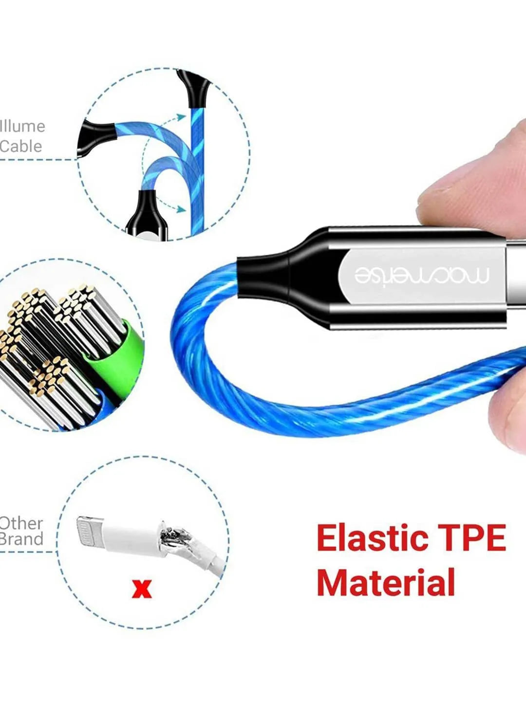 LED Flow - Charging Cable - Type C