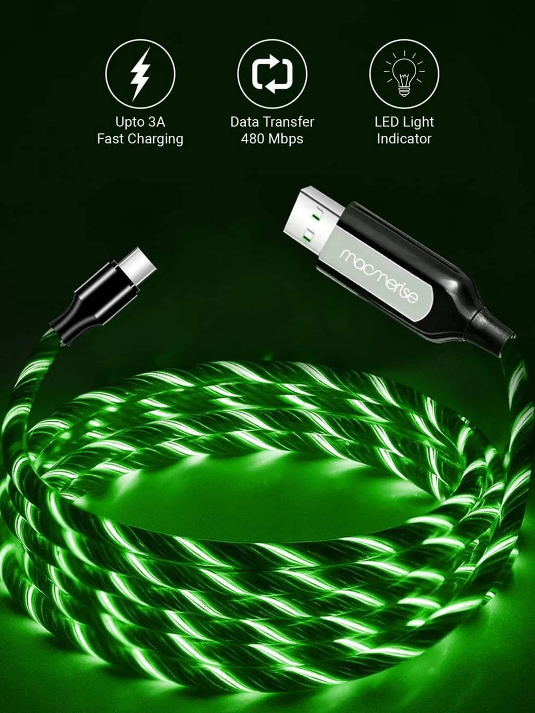 LED Flow - Charging Cable - Type C