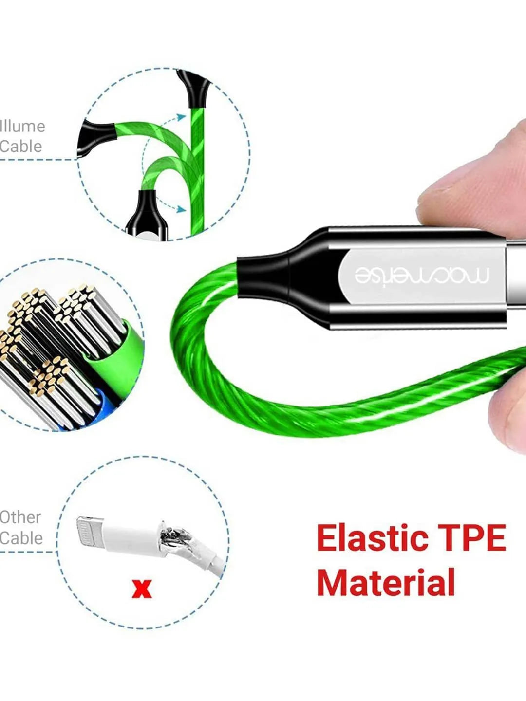 LED Flow - Charging Cable - Type C
