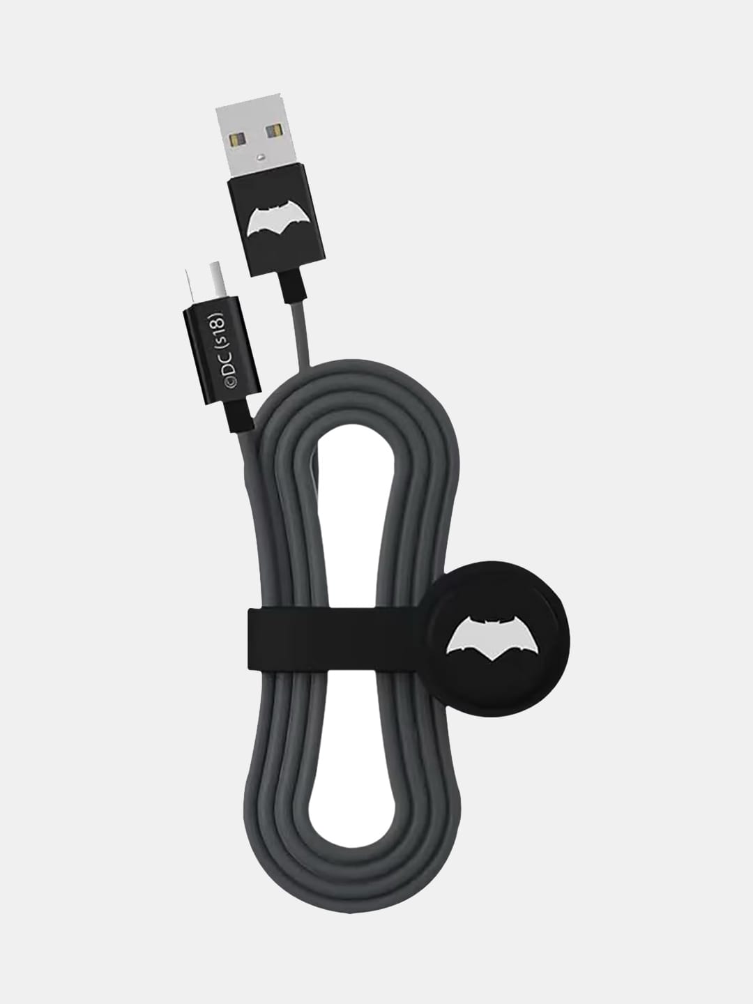 Logo Batman - Type C Cable Superhero Silicone Black