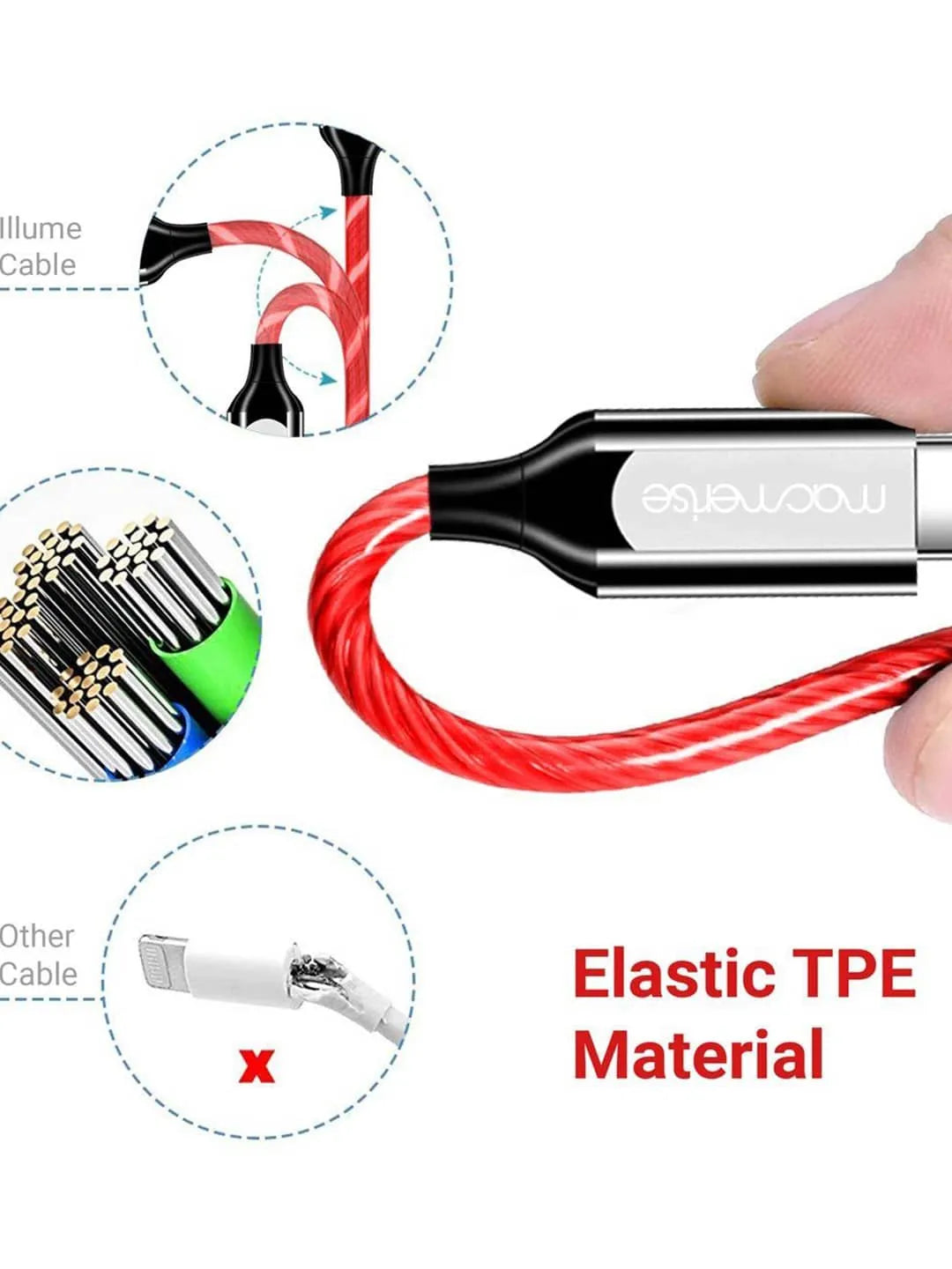 LED Flow - Charging Cable - Type C