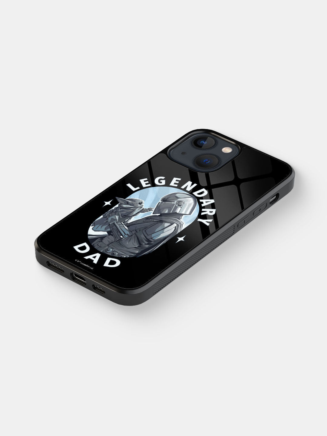 Mandalorian Dad - iPhone 13 Mini Glass Cover