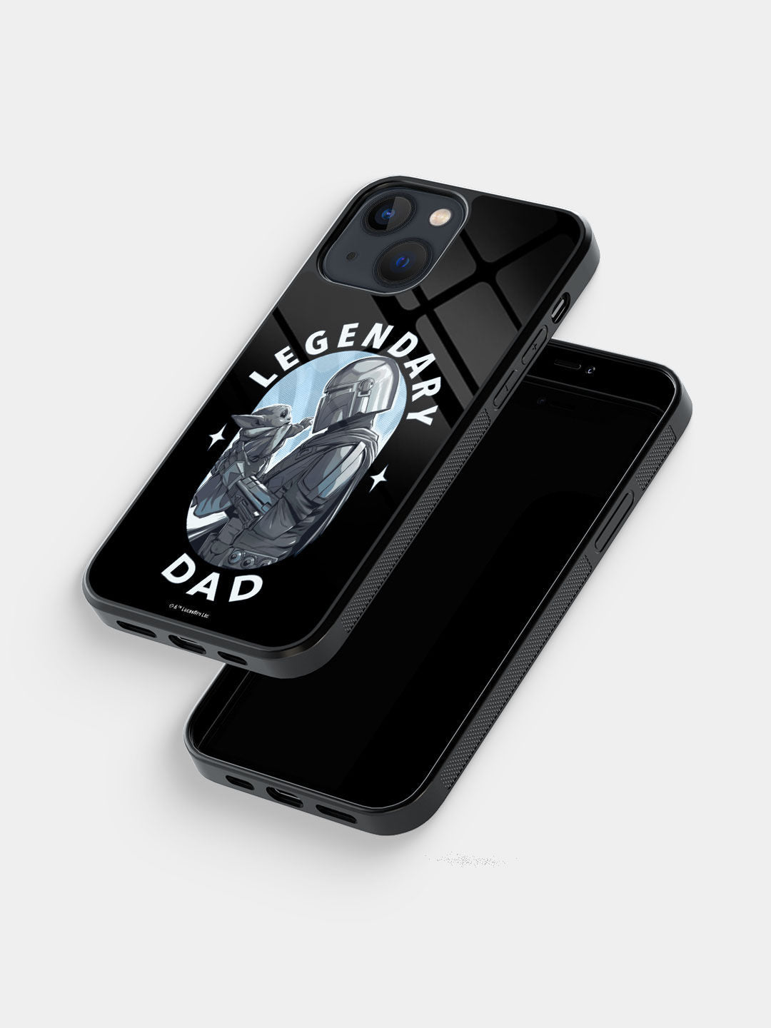 Mandalorian Dad - iPhone 13 Mini Glass Cover