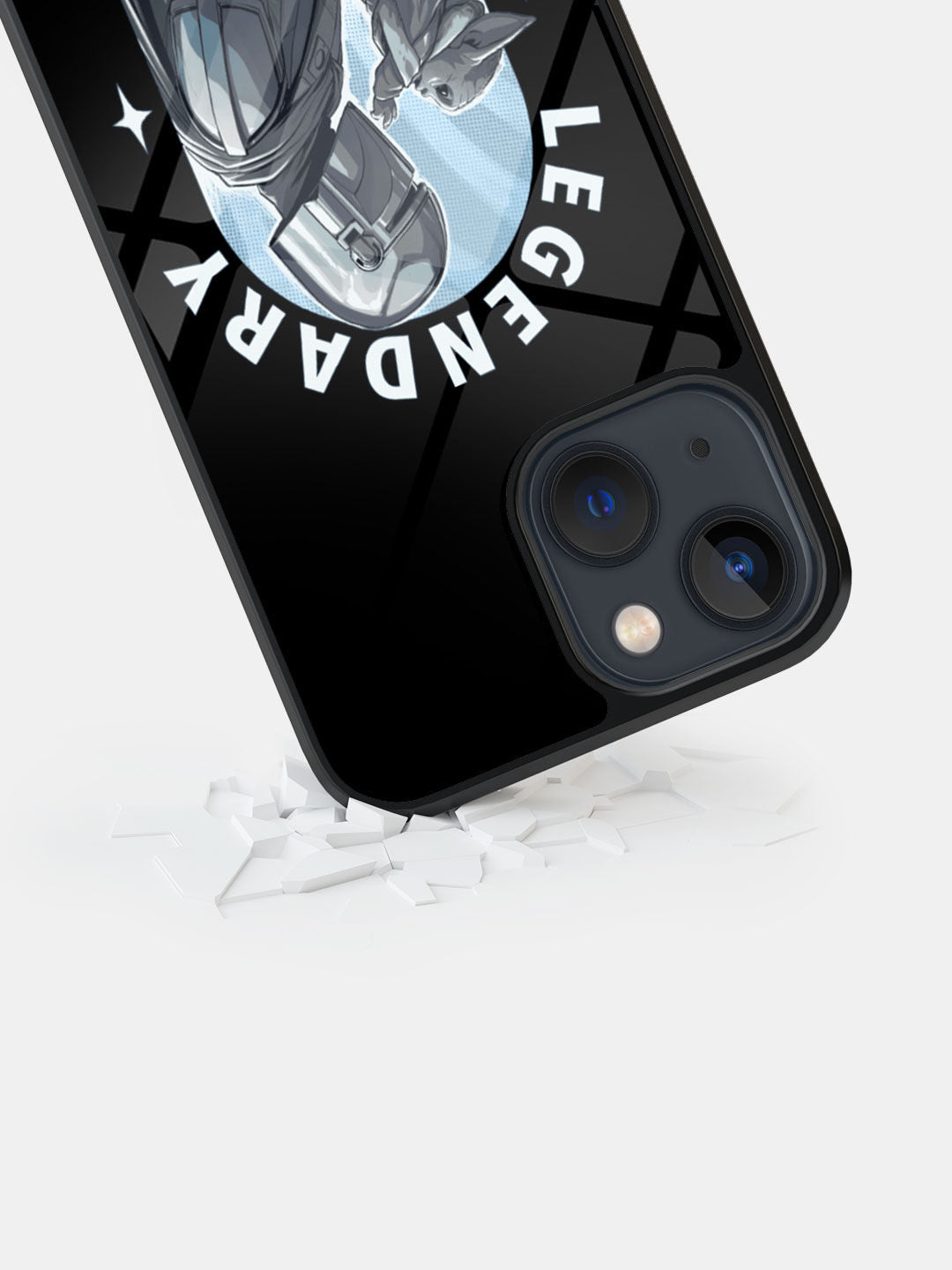 Mandalorian Dad - iPhone 13 Mini Glass Cover