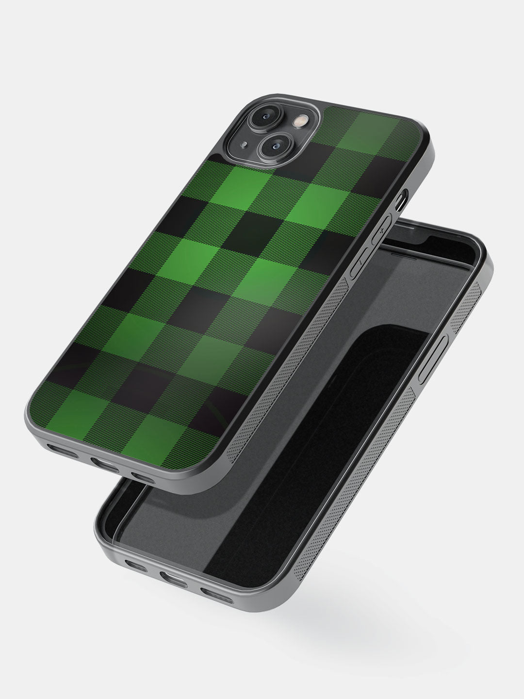 Checkmate Green - iPhone 14 Plus Bumper Cover