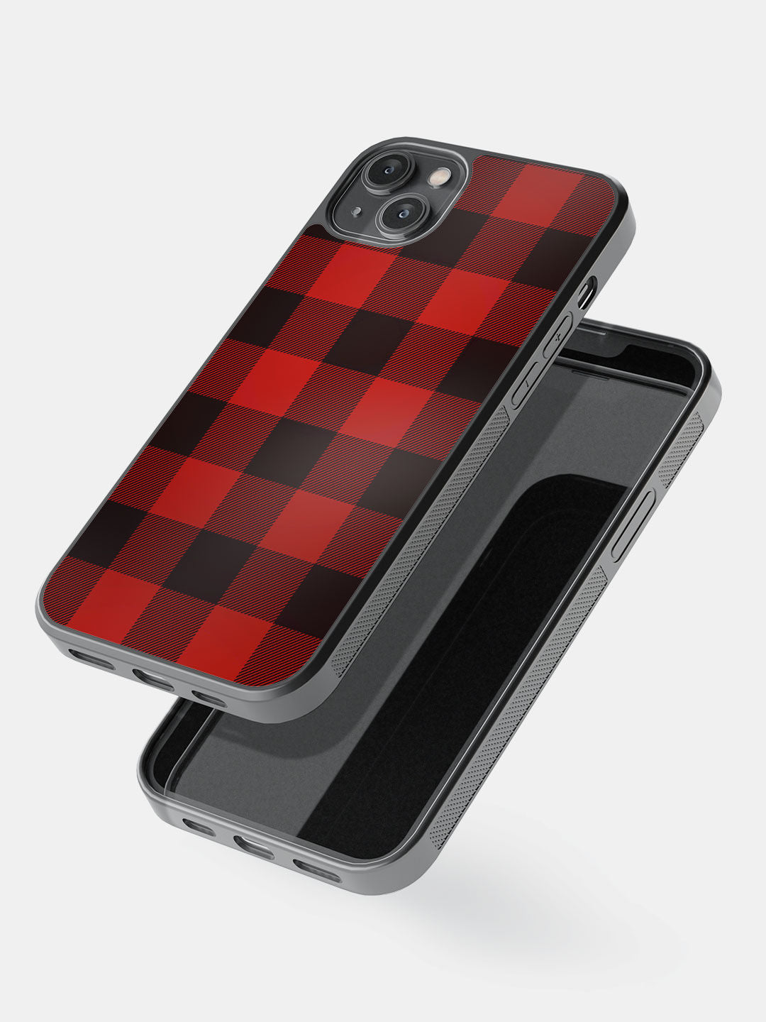 Checkmate Red - iPhone 14 Plus Bumper Cover