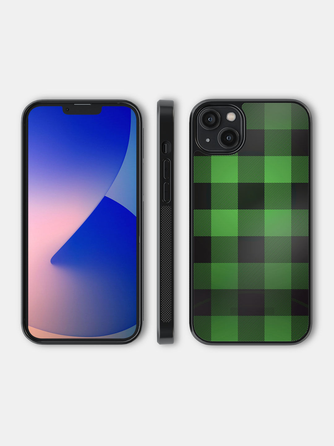 Checkmate Green - iPhone 14 Plus Bumper Cover