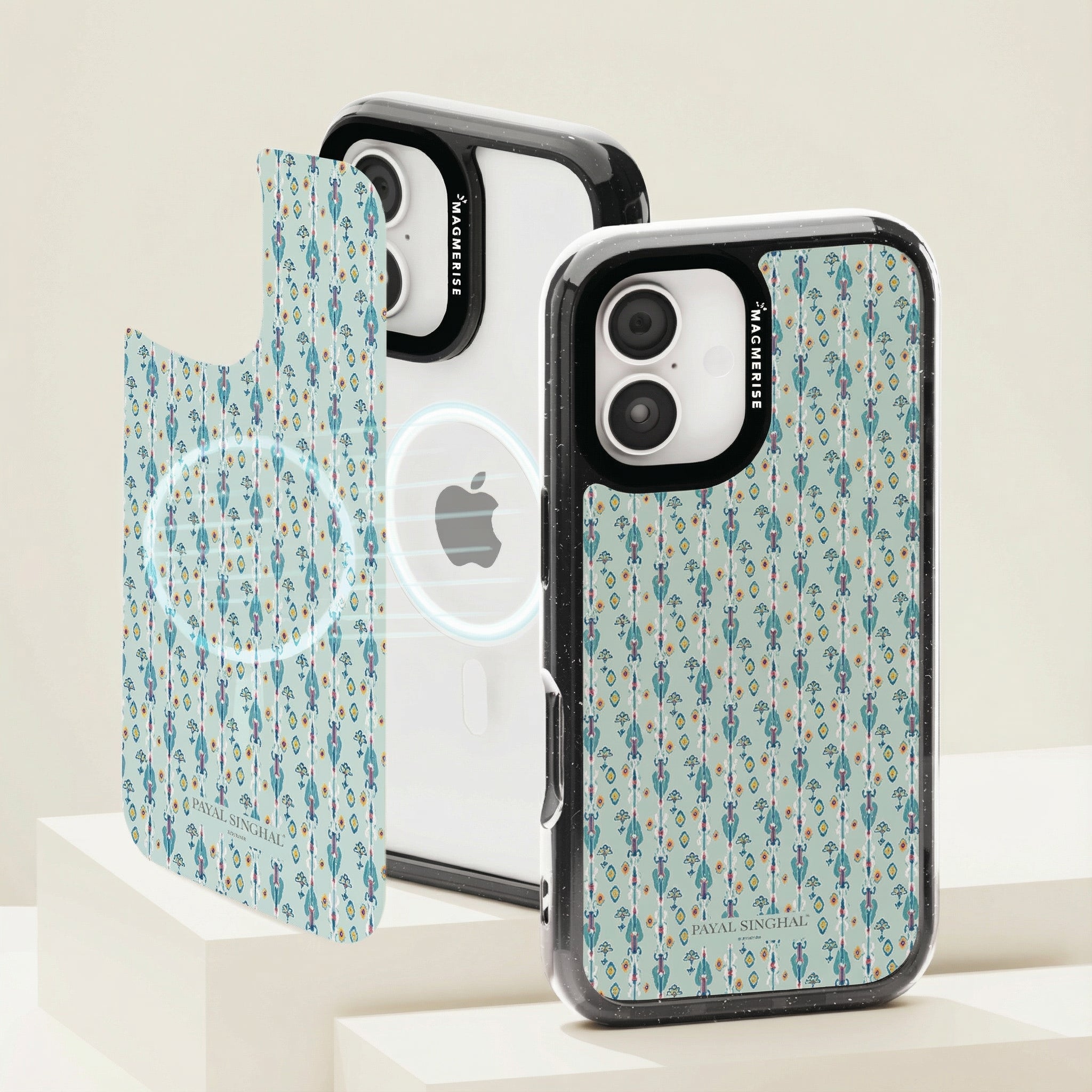Payal Singhal Blue Ikat - iPhone 16 Plus Cover - Situationship
