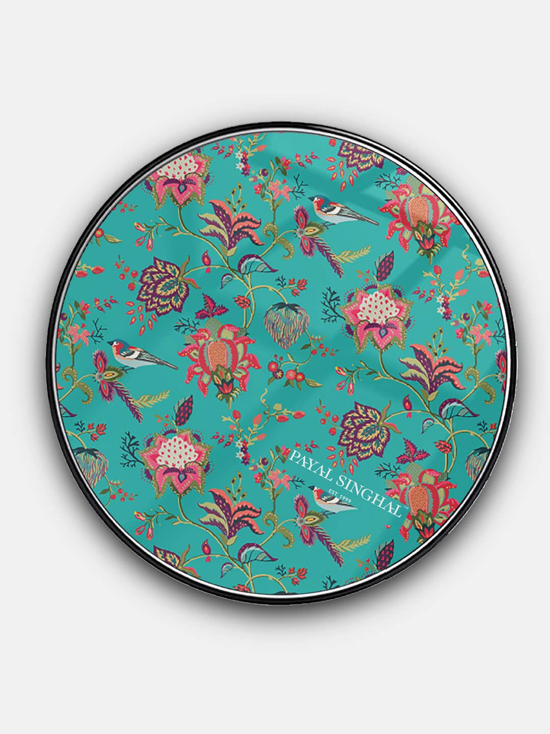 Payal Singhal Chidiya Teal - Wireless Charger 15W Glass